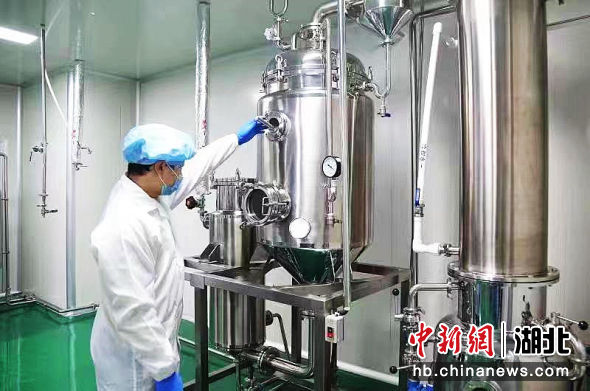 恩施德源硒材料工程科技有限公司植物硒肽、植物硒蛋白提取车间。孙德力 摄 恩施德源硒材料工程科技有限公司植物硒肽、植物硒蛋白提取车间。孙德力 摄