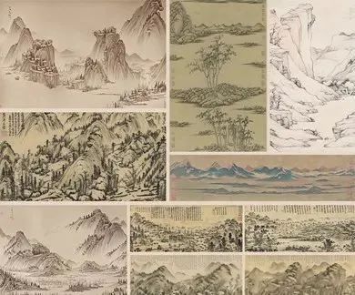AI绘就→ 中国山水画大师“作品”-南京大学